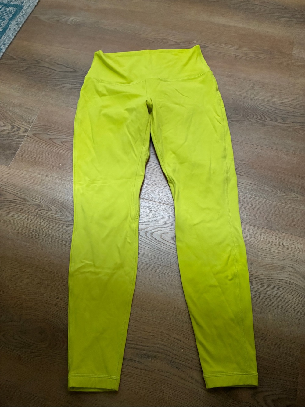 Lululemon Align High Rise Pant 25” Leggings Yellow Serpentine Size 10